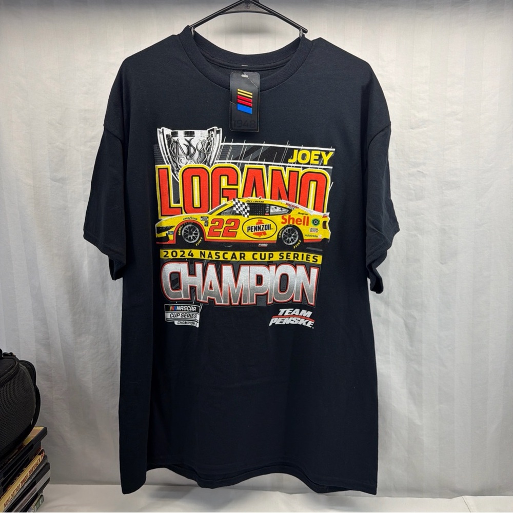 NASCAR Black Champion Graphic Tee‎